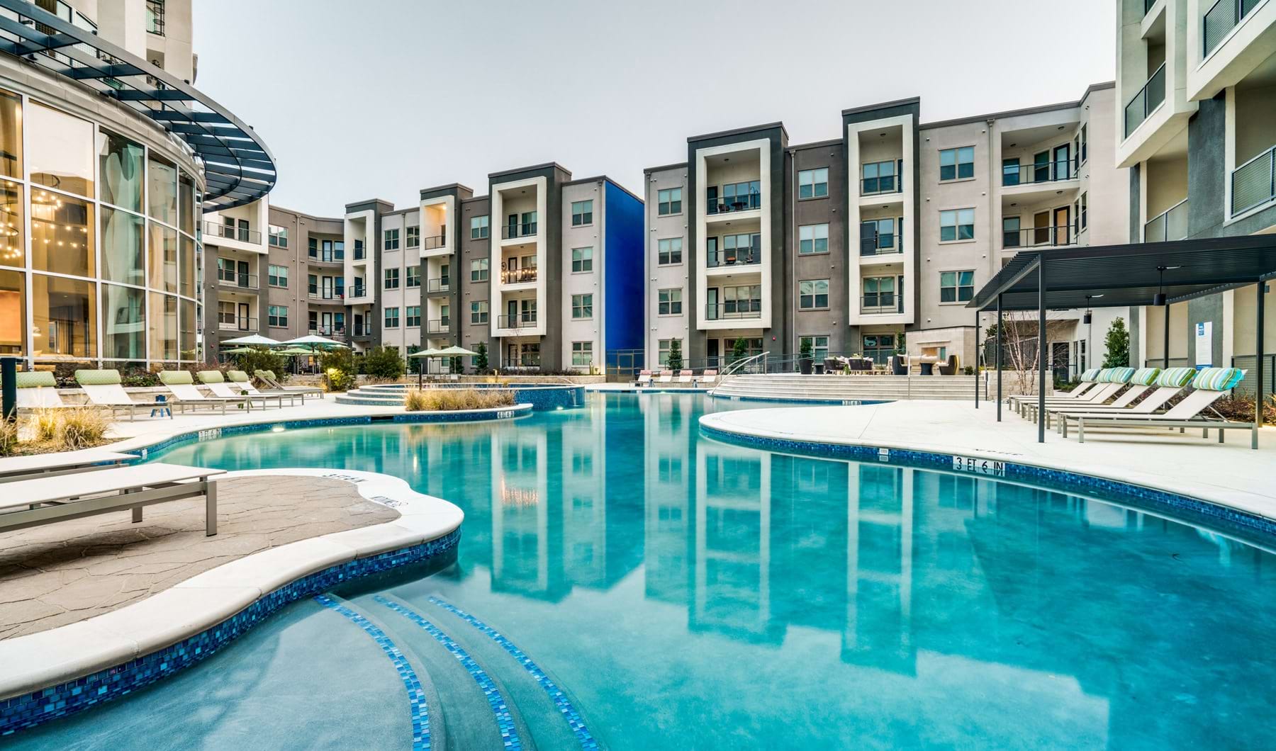 Sparkling swimming pool Sparkling swimming pool